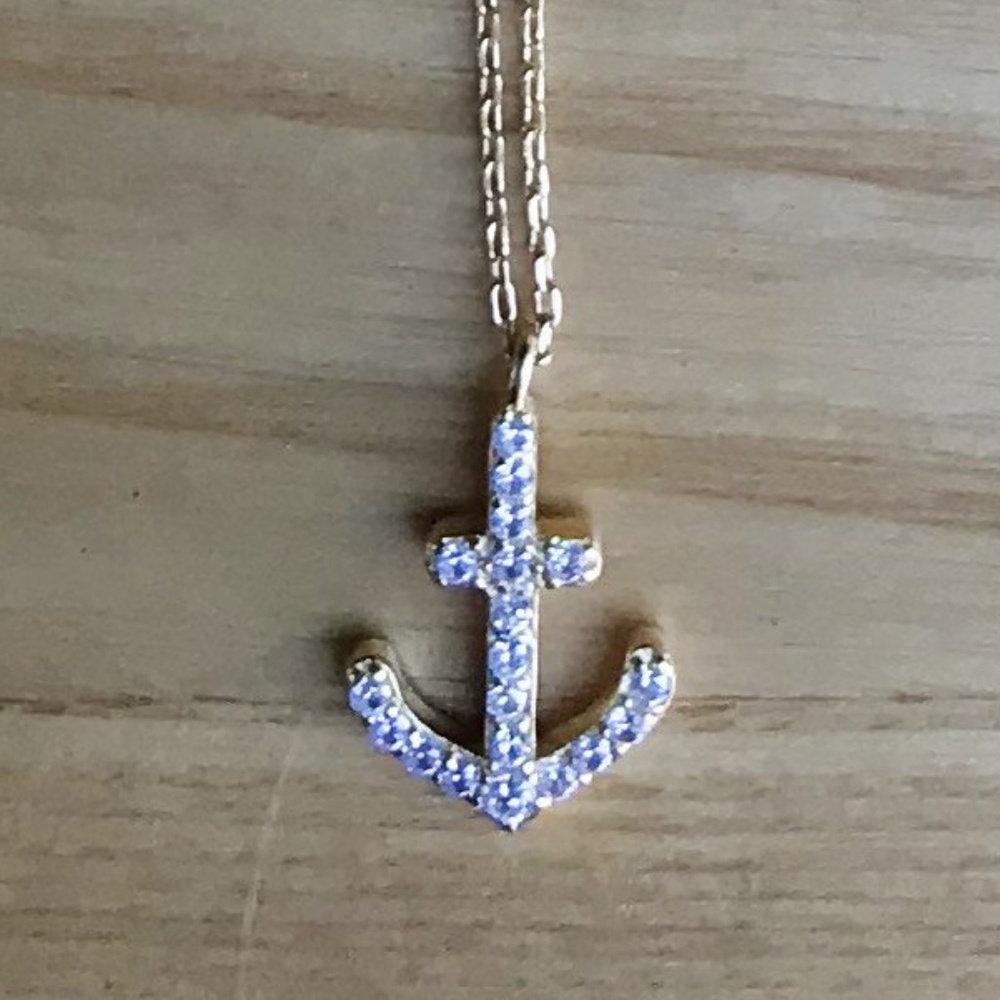 Gold Anchor Necklace- Style On The Spot